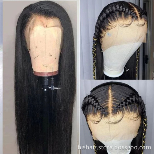 Wholesale Lace Frontal Closure Bundles Virgin Hair Brazilian Hair Peruvian Swiss Lace Closure 360 Frontal Lace Wig
